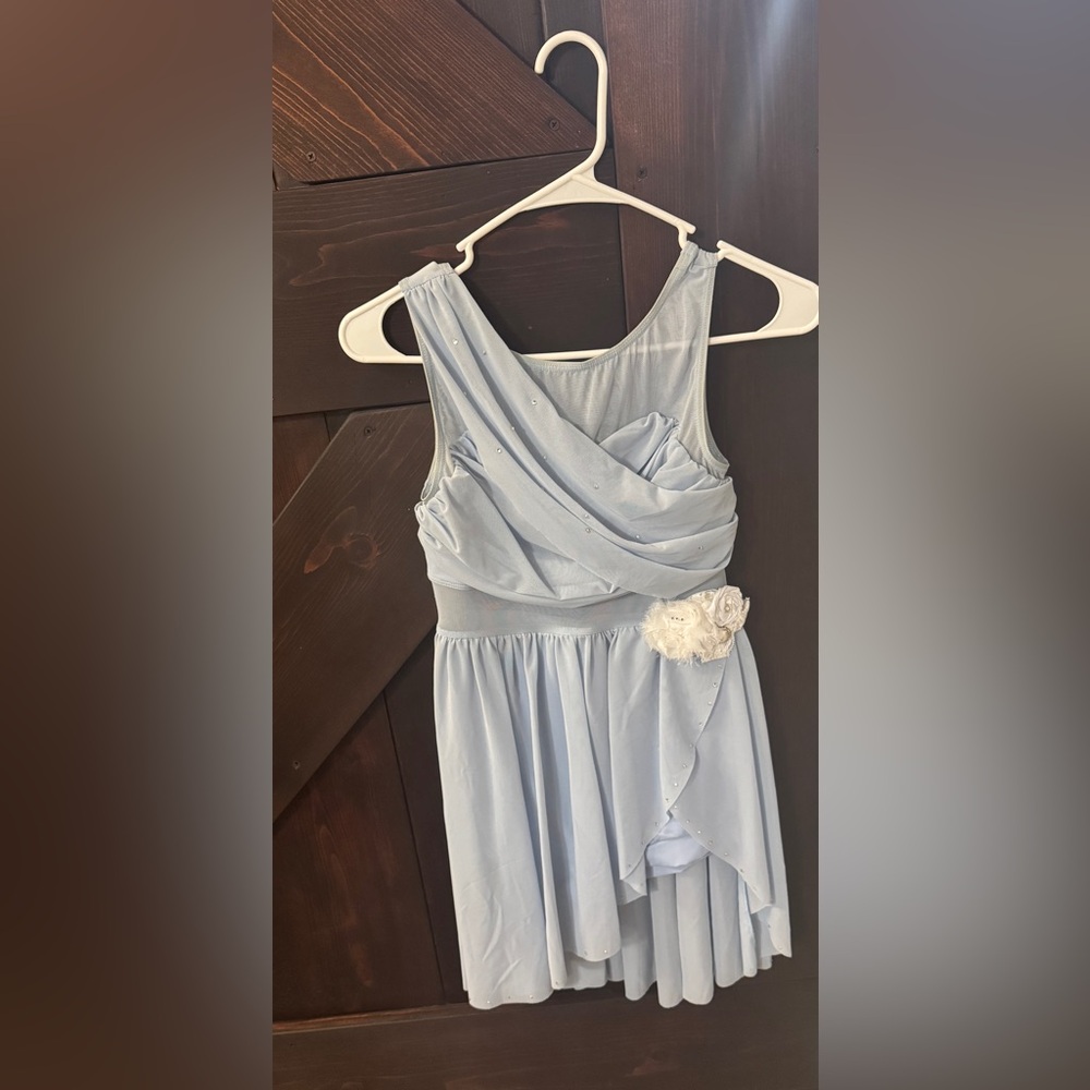 Balera Light Blue small adult lyrical costume